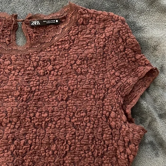 Zara lace crop top - Picture 2 of 4